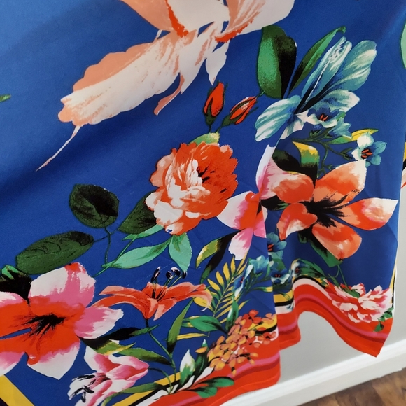 Venus Tropical Batwing Vacation Vibes Blouse Size XL - Picture 2 of 7